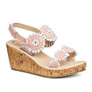 Jack Rogers Miss Luccia Wedge Sandal - Girls